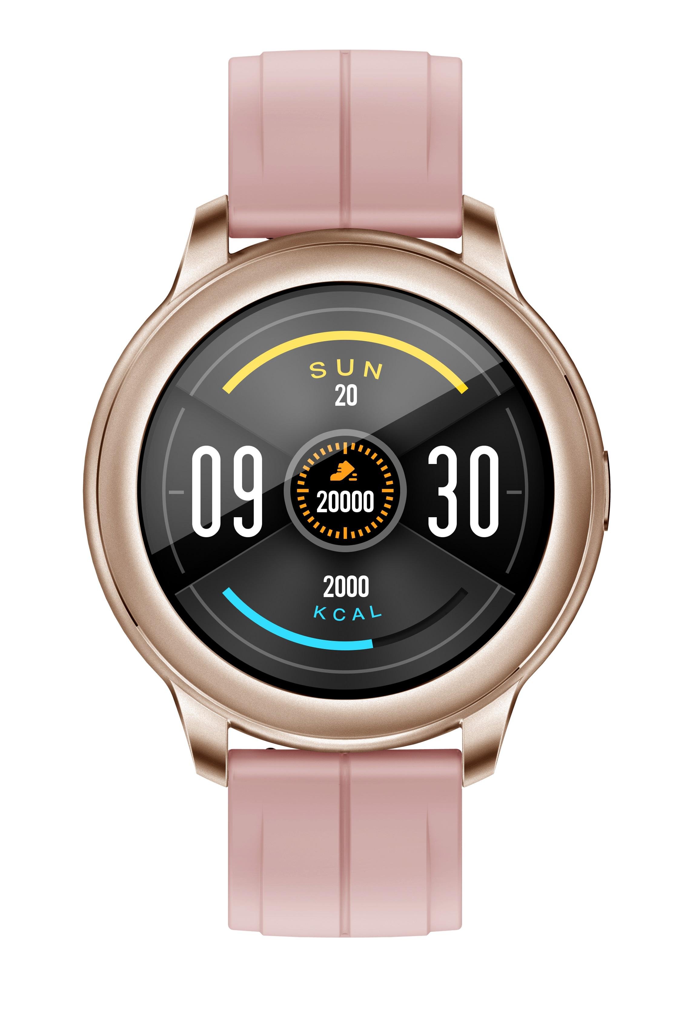 Розумний годинник Globex Smart Watch Me AERO Gold pink - фото 12