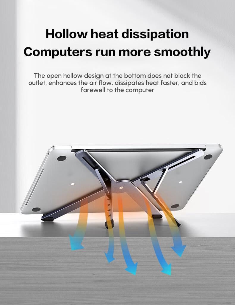 Підставка для ноутбука UGREEN до 17.3" Темно-сірий (35844) - фото 9