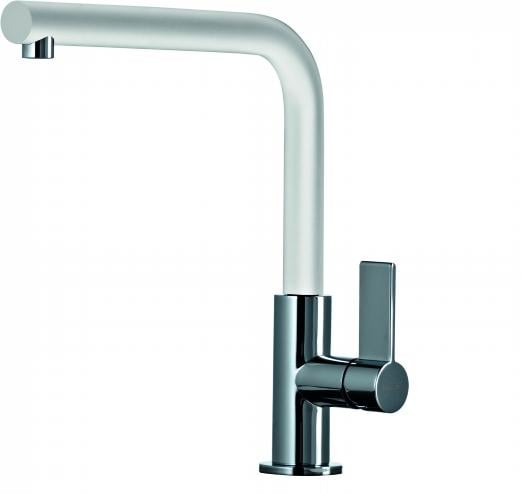 Кухонный смеситель Franke NEPTUNE EVO Хром/Белый (115.0373.929)