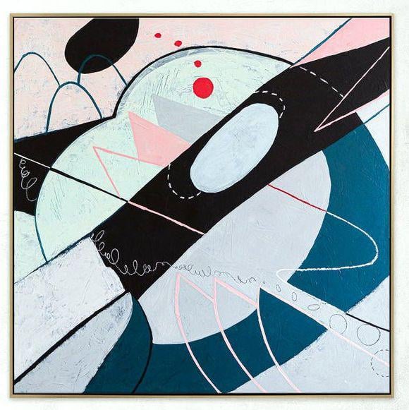 Картина на холсте ArtSale Абстракция 70х70 см abst0032