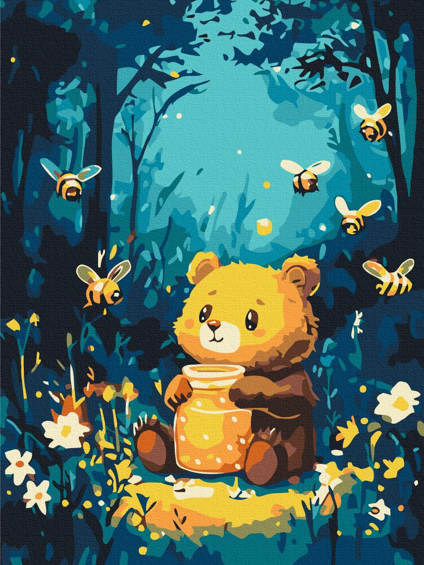 Картина по номерам Brushme Дружба с пчелками 30x40 см (KBS0195)