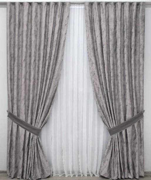 Ткань для штор Афина бархат Светло-серый (1313ш) - фото 3 Ткань для штор Афина бархат Светло-серый (1313ш) - фото 3