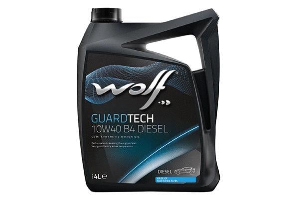 Моторное масло WOLF GuardTech B4 Diesel A3/B3/B4 SL/CF 10W-40 4 л (8303715)
