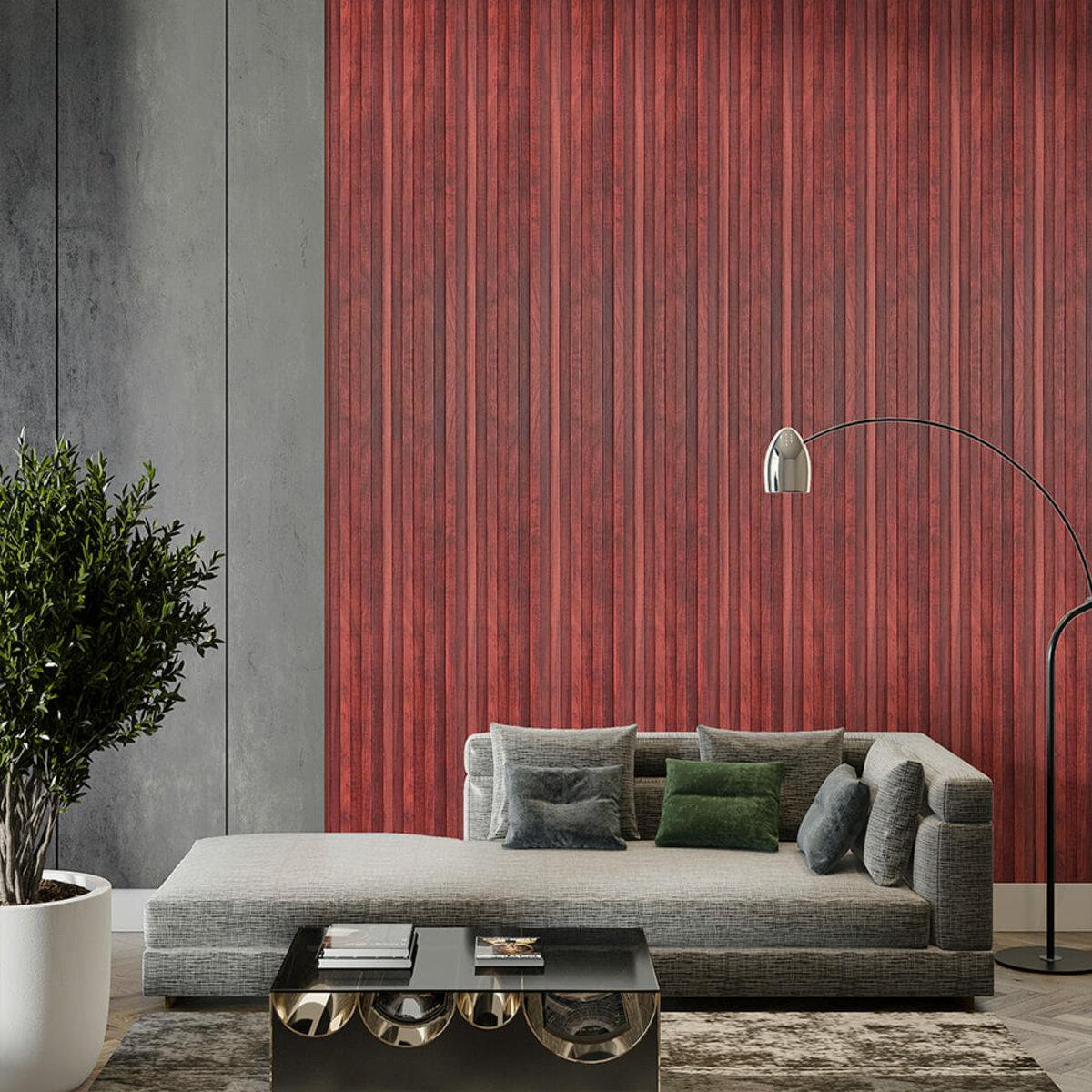 Рейка декоративная стеновая 3000х160х23 мм Махагон (D SW-00001531) - фото 7 Рейка декоративная стеновая 3000х160х23 мм Махагон (D SW-00001531) - фото 7