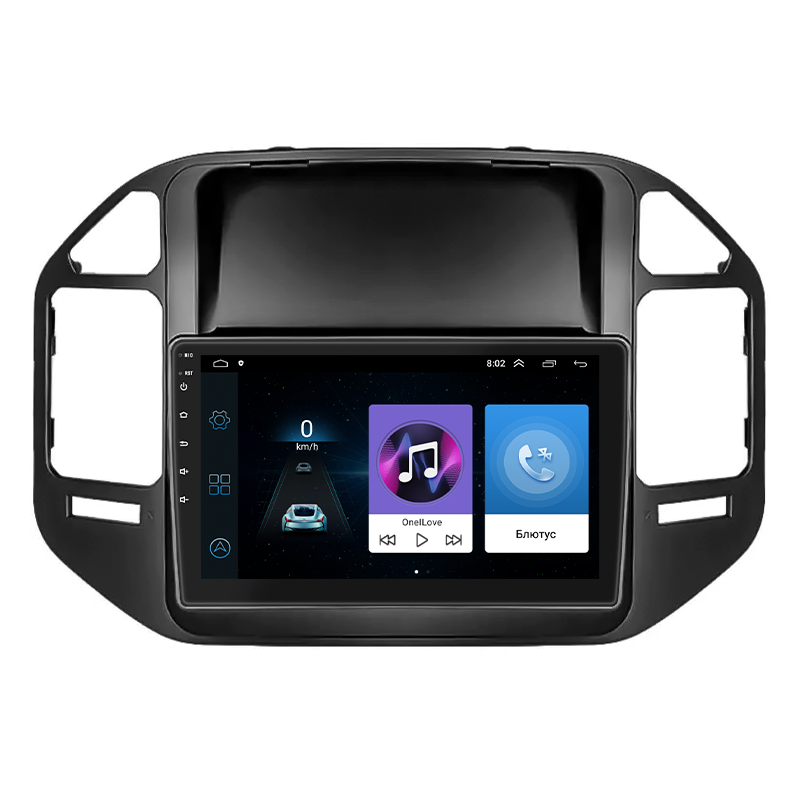 Магнитола штатная 9" Lesko для Mitsubishi Pajero III 2002-2006 1/16Gb/ Wi-Fi GPS Optima