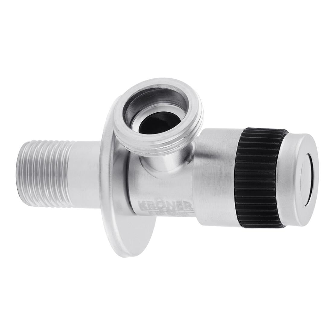 Кран приладовий Kroner KRP Edelstahl Klassisch ESG102 1/2"х3/4" ЗЗ (CV022975)