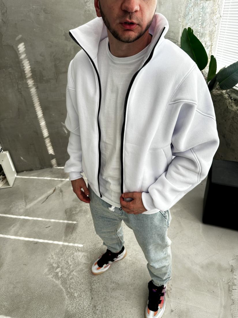 Бомбер 51-027 M/L Білий (34147) - фото 3 Бомбер 51-027 M/L Білий (34147) - фото 3