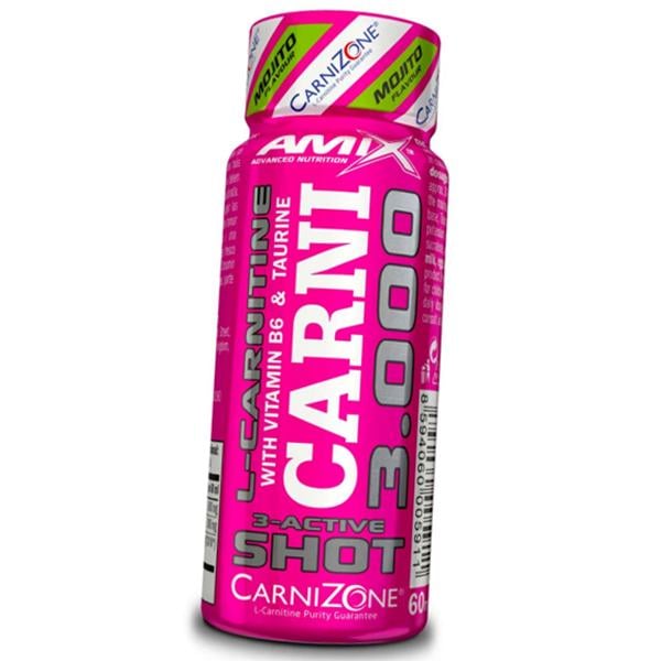 Карнитин с таурином Amix Nutrition CarniShot 3000 60 мл Мохито (02135012)