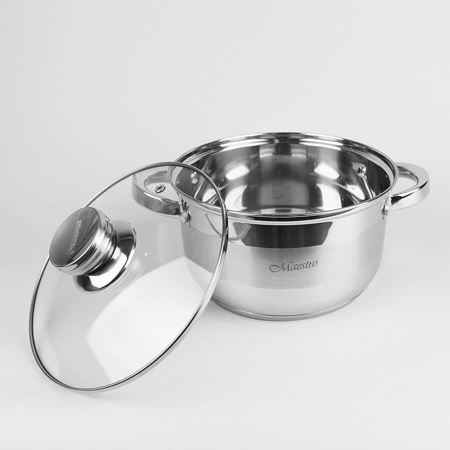 Набір каструль з мірною шкалою та багатошаровим дном 10 шт. (MR-2220-10) - фото 3 Набір каструль з мірною шкалою та багатошаровим дном 10 шт. (MR-2220-10) - фото 3