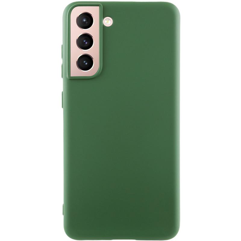 Противоударный чехол Silicone Cover Lakshmi Full Camera (AA) для Samsung Galaxy S21 Dark Green Противоударный чехол Silicone Cover Lakshmi Full Camera (AA) для Samsung Galaxy S21 Dark Green