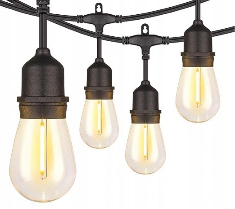 Гірлянда декоративна GardenLine SOL1250 20 LED для балкона на сонячній батареї 20 м - фото 4 Гірлянда декоративна GardenLine SOL1250 20 LED для балкона на сонячній батареї 20 м - фото 4