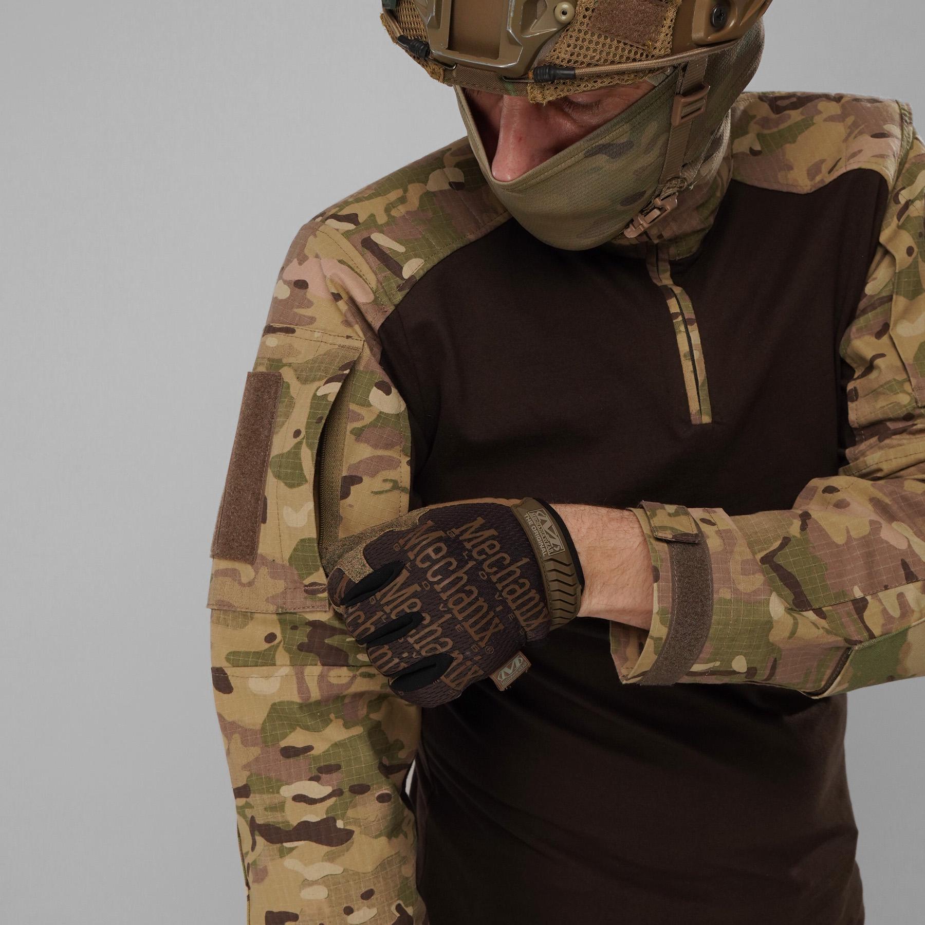 Рубашка боевая Ubacs UATAC Gen 5.3 XXL Multicam Steppe Коричневый (Ub-Ml-2-XXL-B) - фото 4