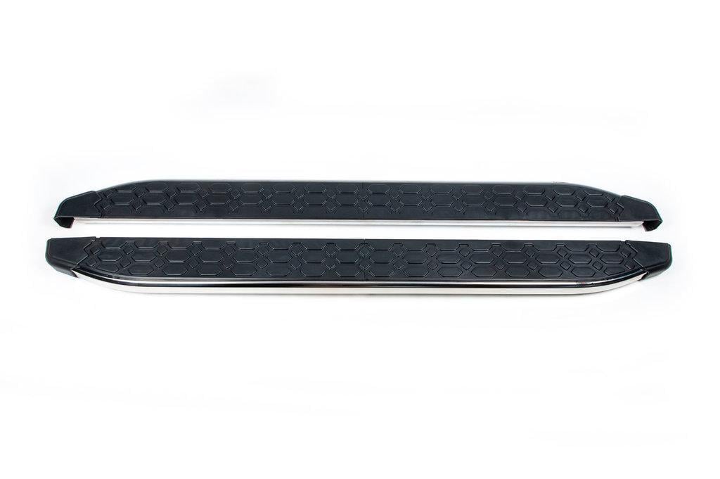 Боковые пороги Omsa Line Black Line алюминий 213 см 2 шт. (130110)