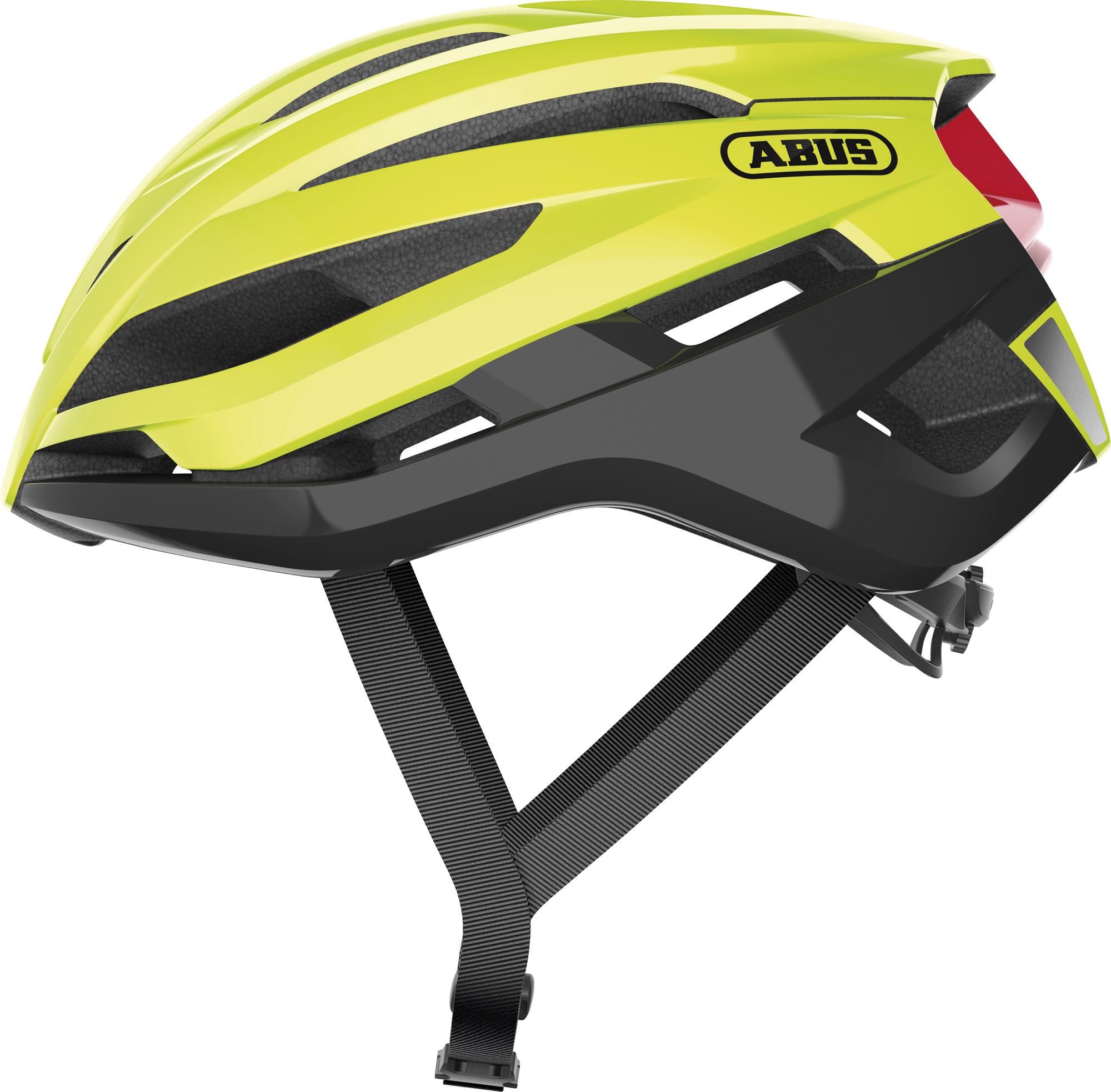 Шолом велосипедний ABUS StormChaser M 52-58 Neon Yellow Шолом велосипедний ABUS StormChaser M 52-58 Neon Yellow