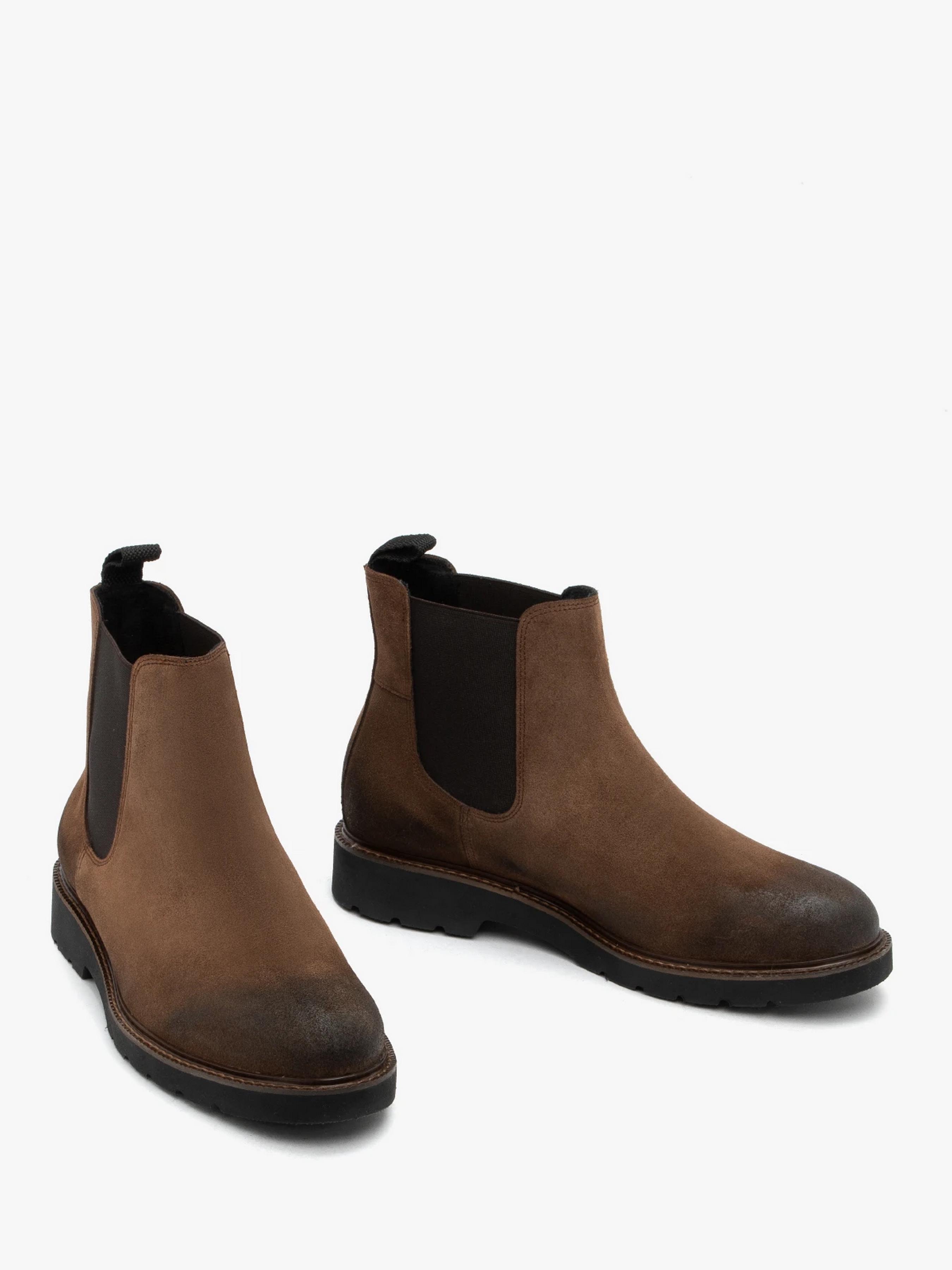 Ботинки челси мужские демисезонные RYLKO замшевые р. 43 Коричневый (X2VF8_A_ _2TA)