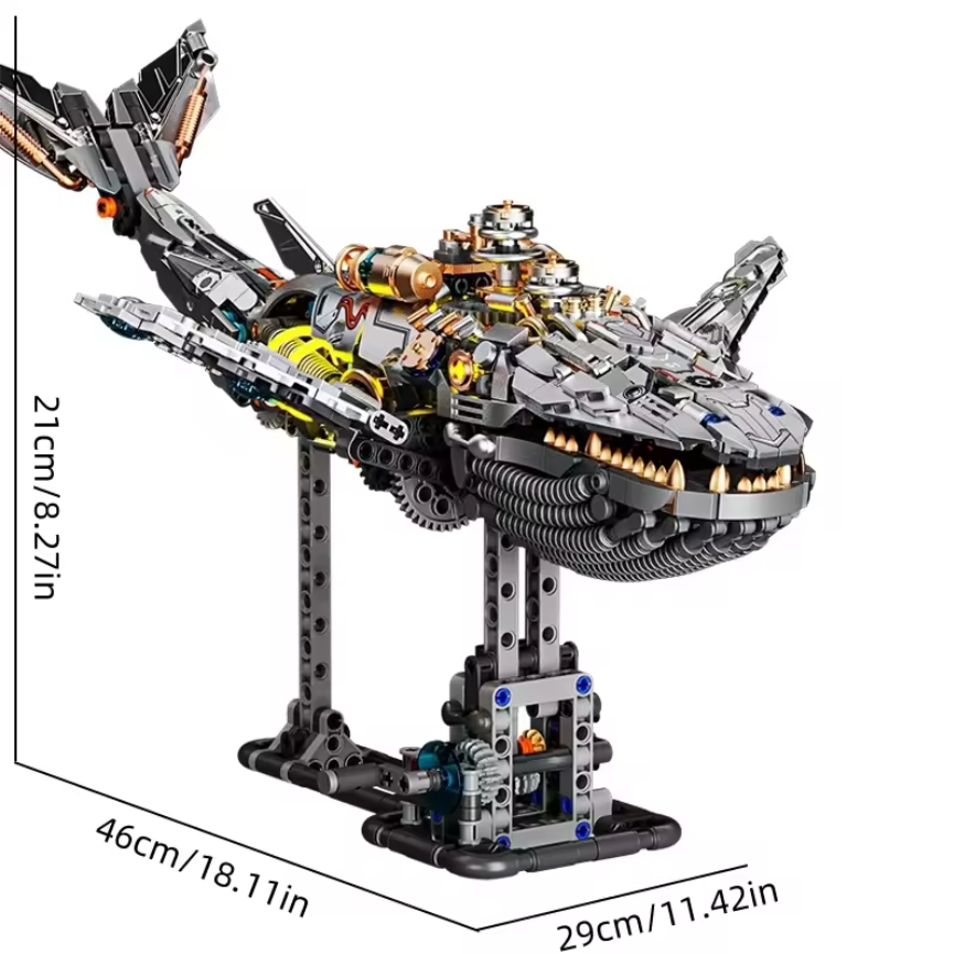 ᐉ Конструктор механический двухсторонний MJI Кит Whale 1388