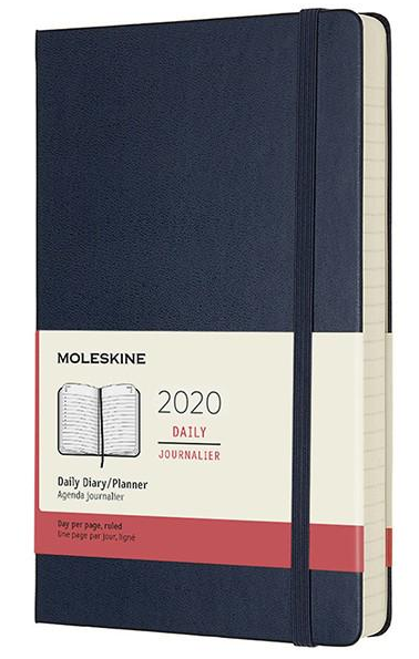 Ежедневник Moleskine 2020 средний Сапфировый (DHB2012DC3Y20)