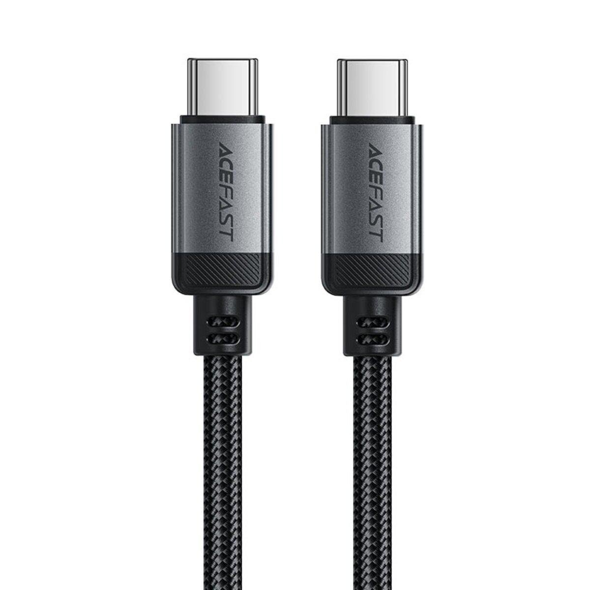 Кабель Acefast USB-C to USB-C C20-03 алюминиевая конструкция нейлоновая оплетка 1,2 м Черный (612456)