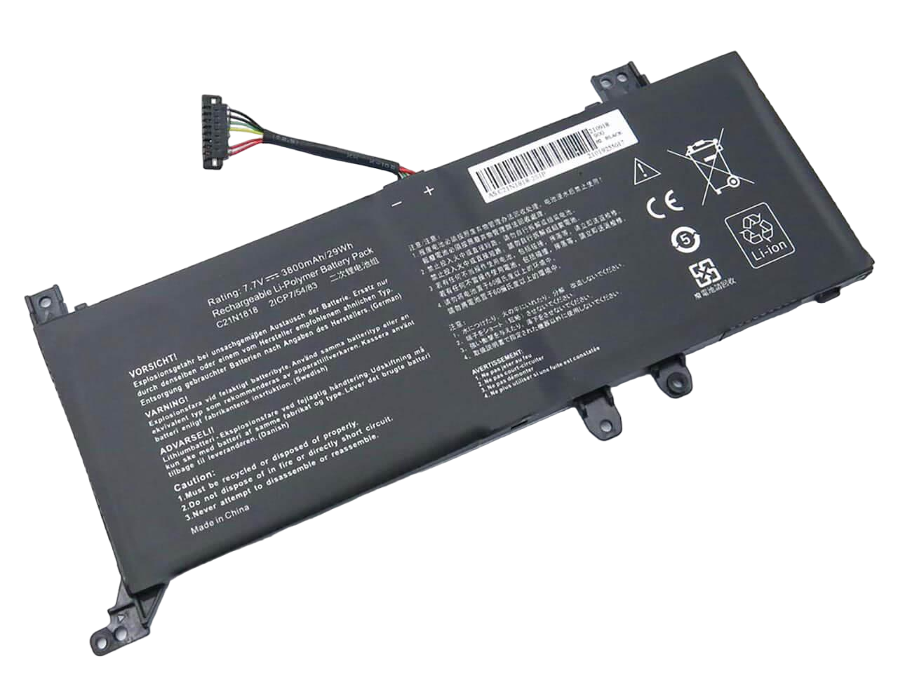 Аккумулятор для Asus C21N1818 (87766)