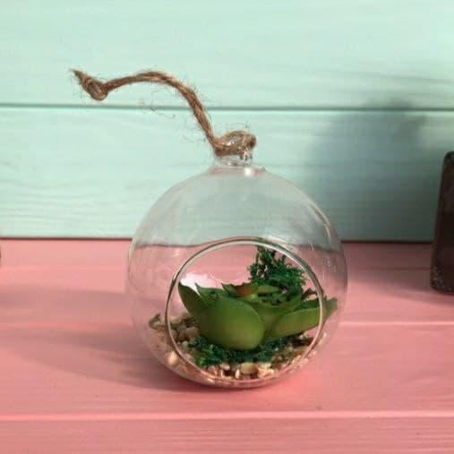 Колбочка подвесная стеклянная Decors Шар S N-13-4 (DR000992)