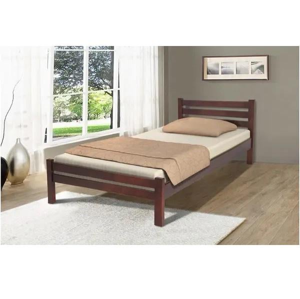 Кровать односпальная деревянная Микс Мебель Эко Орех темный (21265) Кровать односпальная деревянная Микс Мебель Эко Орех темный (21265)