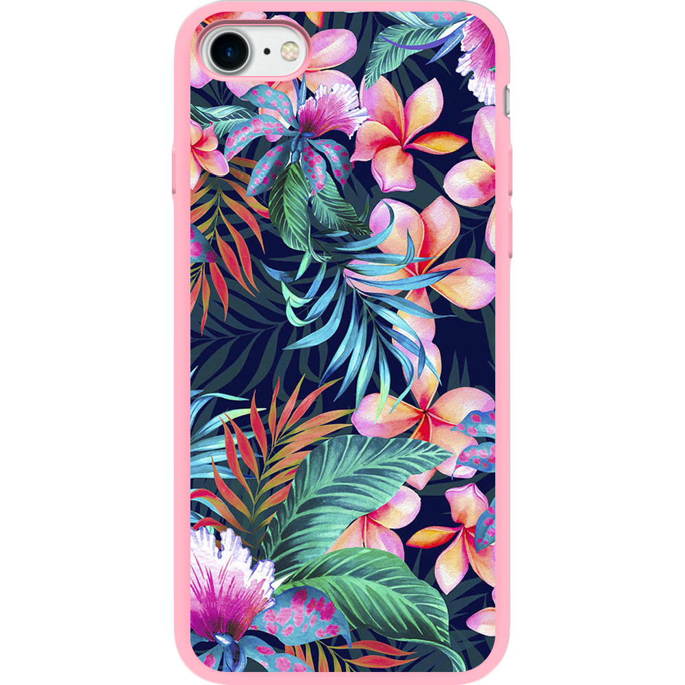 Чехол BoxFace Apple iPhone 7/8 SE  2020 flowers in the tropics Розовый силикон (26205-up1971-35446)