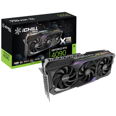 Відеокарта Inno3D GeForce RTX 4090 ICHILL X3 (C40903-246XX-1833VA47) - фото 6 Відеокарта Inno3D GeForce RTX 4090 ICHILL X3 (C40903-246XX-1833VA47) - фото 6
