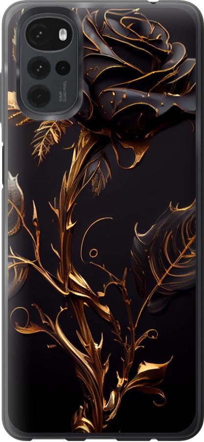 Чехол на Motorola G22 Роза 3 (5552u-2681-42517) Чехол на Motorola G22 Роза 3 (5552u-2681-42517)