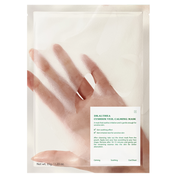 Маска для лица тканевая Dr, Althea Cushion Veil Calming Mask с центеллой успокаивающая 35 г (9e8f5e96-eba1-11f0-a36d-a9e45bbc1685)