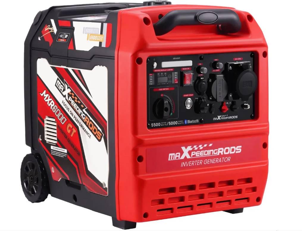 Генератор інверторний бензиновий MXR6000GT 5,5kW однофазний 220V 50Hz 11,5 л електростартер Bluetooth