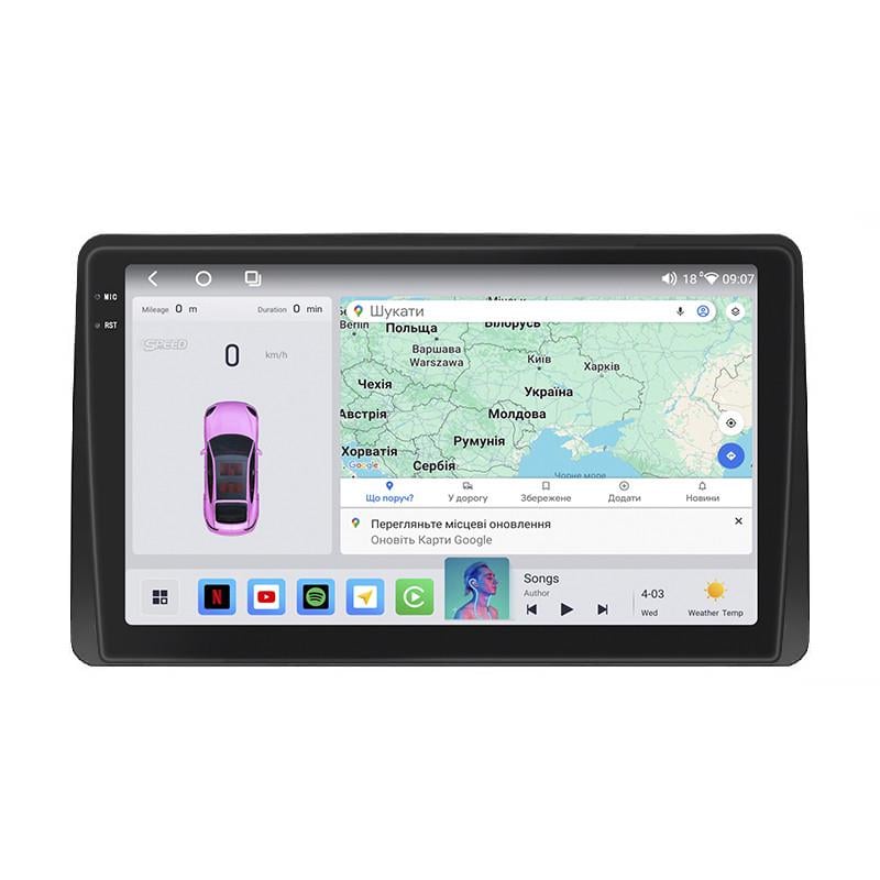 Автомагнітола штатна Lesko для Renault Arkana I 2019- 4/64 QLED CarPlay 4G Wi-Fi GPS Prime 10" (22391894)