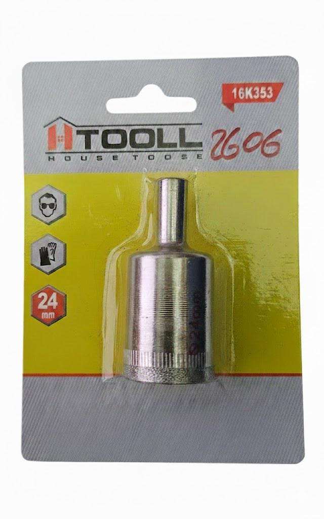 Коронка трубчаста по склу та кераміці Htools 24 мм (2606) Коронка трубчаста по склу та кераміці Htools 24 мм (2606)