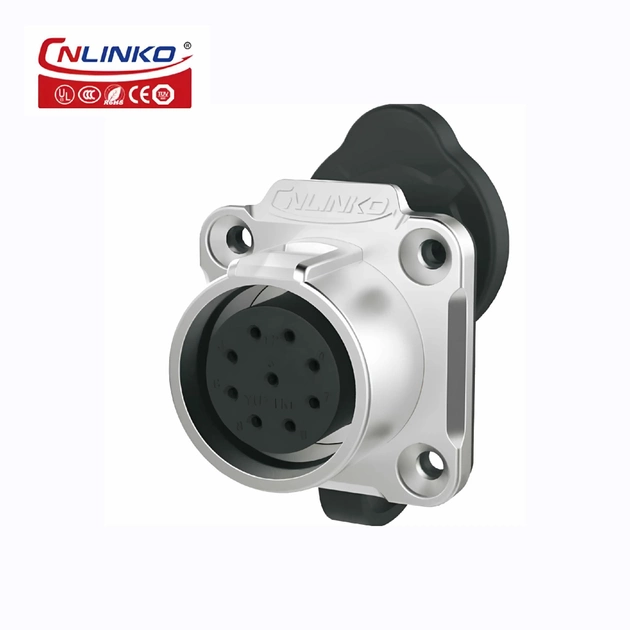 Герметичная розетка Cnlinko LP-20-J09SX-03-401 9 pin 5A 250V (57035) - фото 2 Герметичная розетка Cnlinko LP-20-J09SX-03-401 9 pin 5A 250V (57035) - фото 2