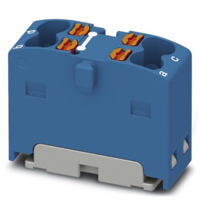 Розподільний блок Phoenix Contact PTFIX 4X1,5 BU 450В 17,5A Push-in Синій (1046610) Розподільний блок Phoenix Contact PTFIX 4X1,5 BU 450В 17,5A Push-in Синій (1046610)