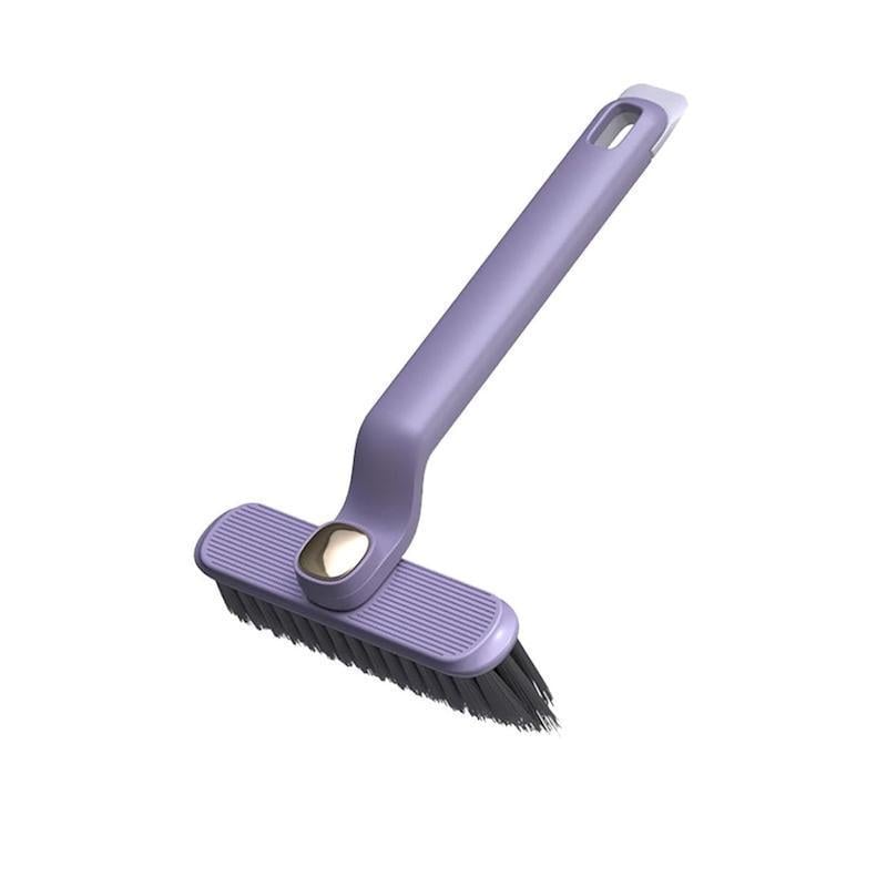 Щетка для уборки вращающаяся на 360° со встроенным пинцетом-скребком Фиолетовый (2610823754)