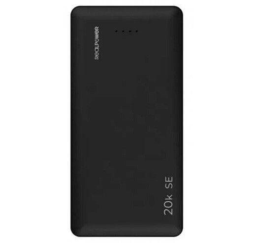 Повербанк Real Power PB-20k SE 20000mAh Black Повербанк Real Power PB-20k SE 20000mAh Black