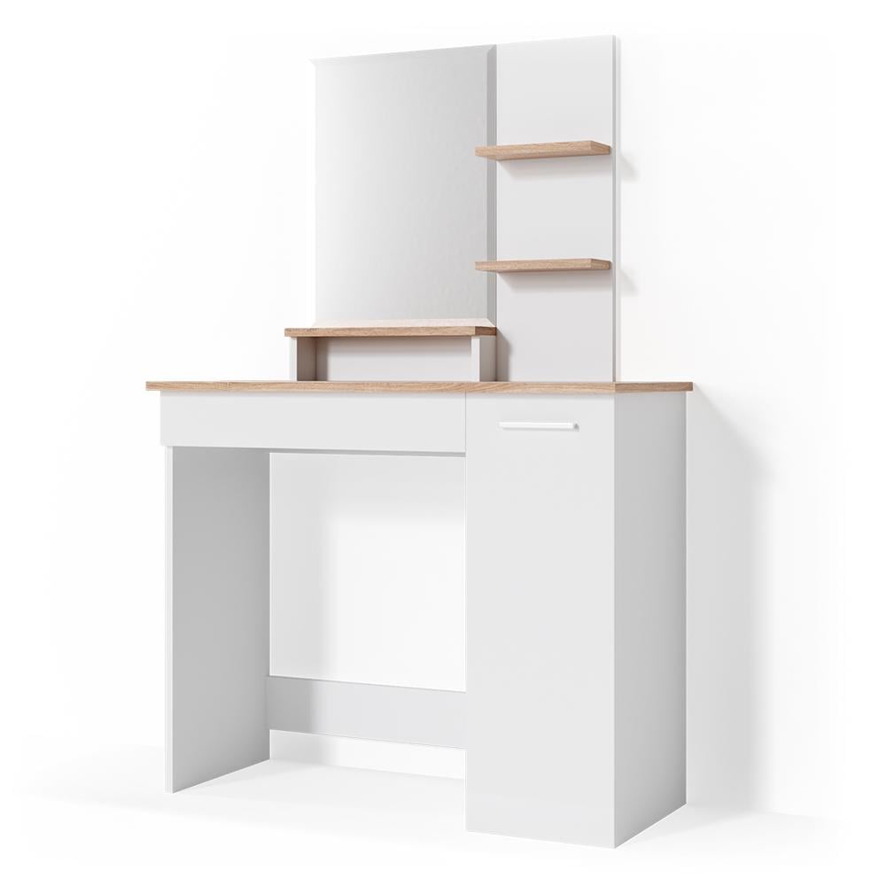 Столик туалетный 90х138 Vicco Julia Белый/Сонома