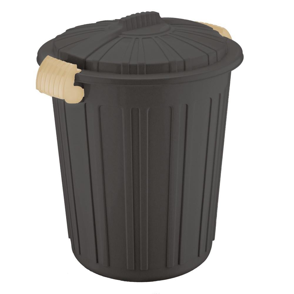 Бак для мусора Irak Plastik Luxury №5 Herkul 73 л Шоколадный