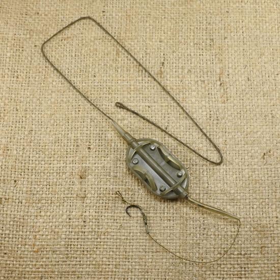 Оснастка карповая ORANGE #53 Roomy Flat Method Leadcore для бойла 40 г (3KB1794)