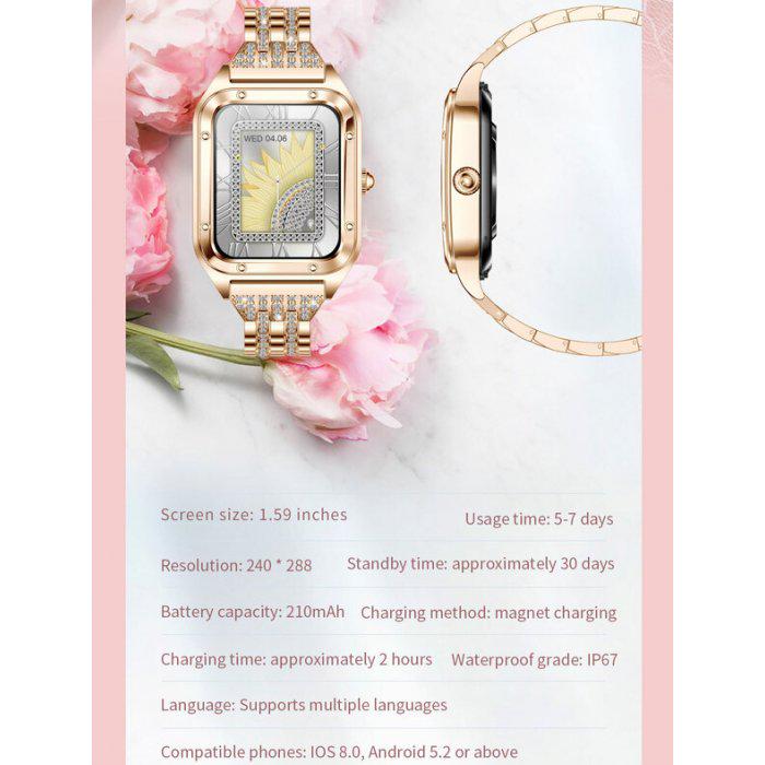 Смарт-годинник UWatch Flower Gold (1567) - фото 10