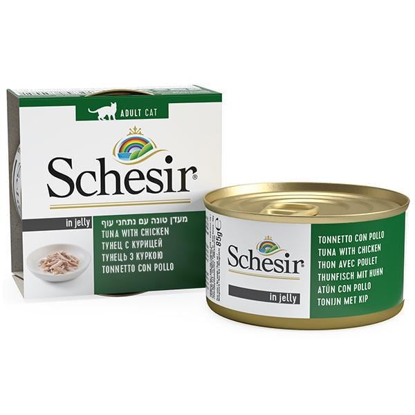 Корм влажный Schesir Tuna Chicken 85 г