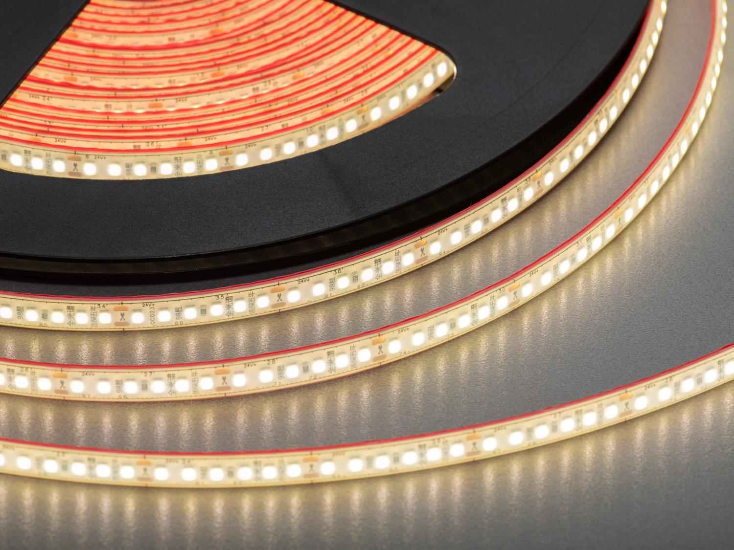 Світлодіодна стрічка 24 В 180 діодів на метр герметична 8 мм Теплий (P24-2835-180-WW-68-8/10) - фото 1 Світлодіодна стрічка 24 В 180 діодів на метр герметична 8 мм Теплий (P24-2835-180-WW-68-8/10) - фото 1