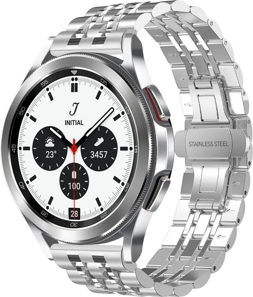 Металлический Ремешок Spinye для Galaxy Watch 4 Classic 42 мм Silver (26992-59)