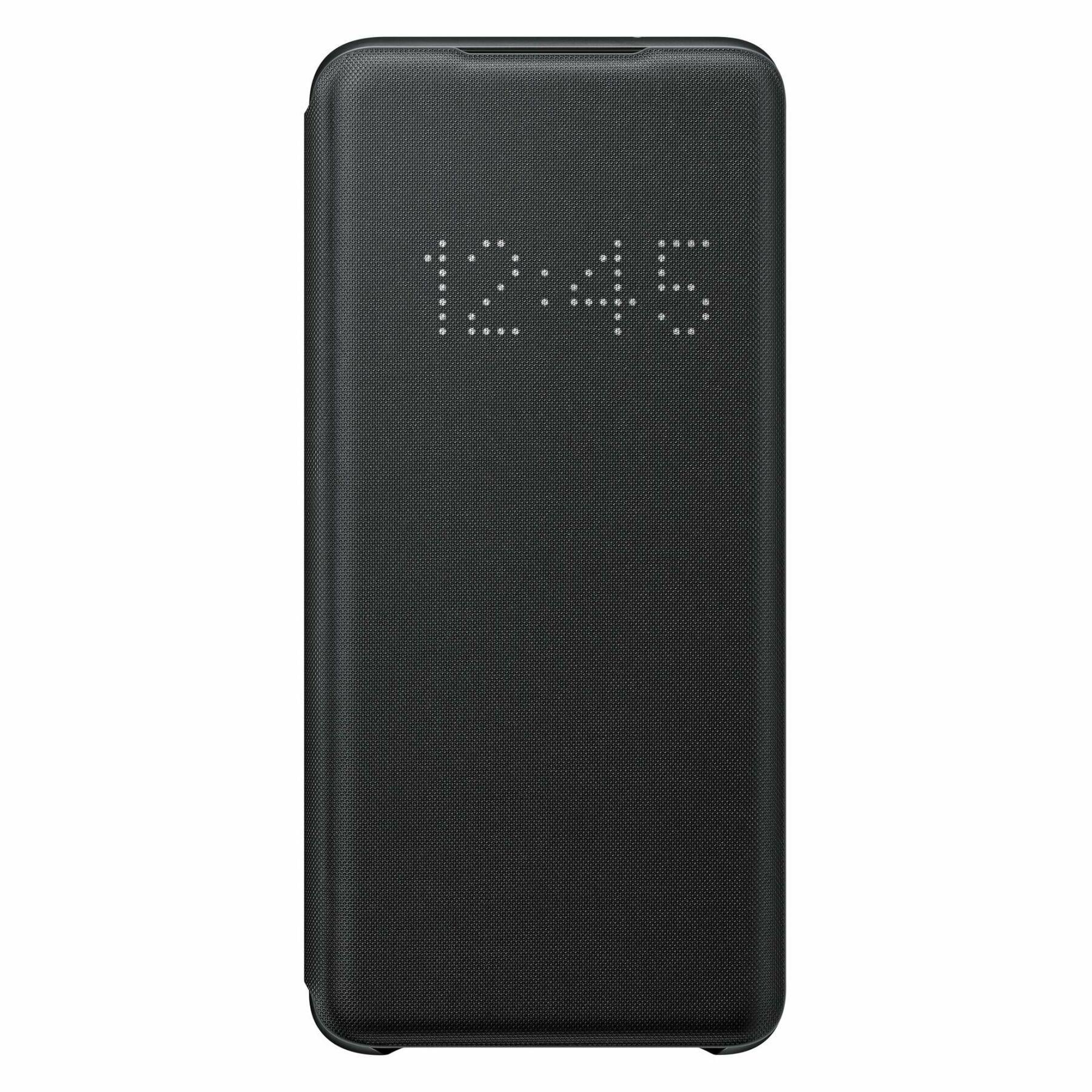 Смарт чохол книжка Samsung Galaxy S20 SM-G980 LED Wallet Cover Black Чорний