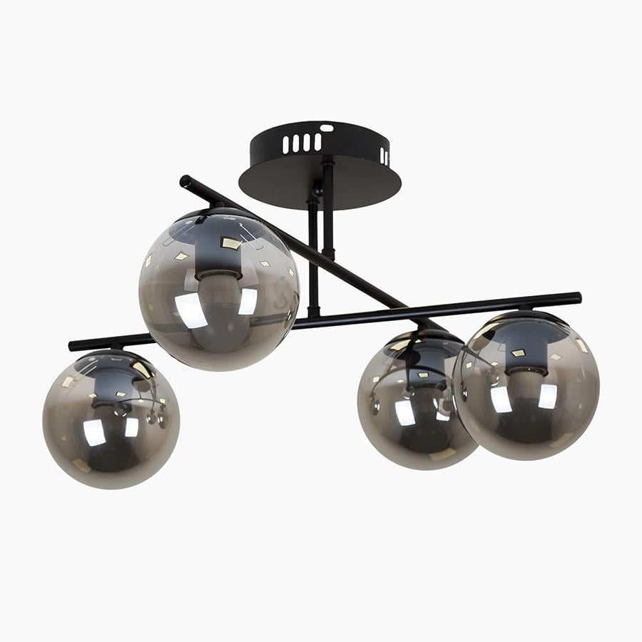 Люстра потолочная шар Levistella 7529801-4 BK/BK Черный