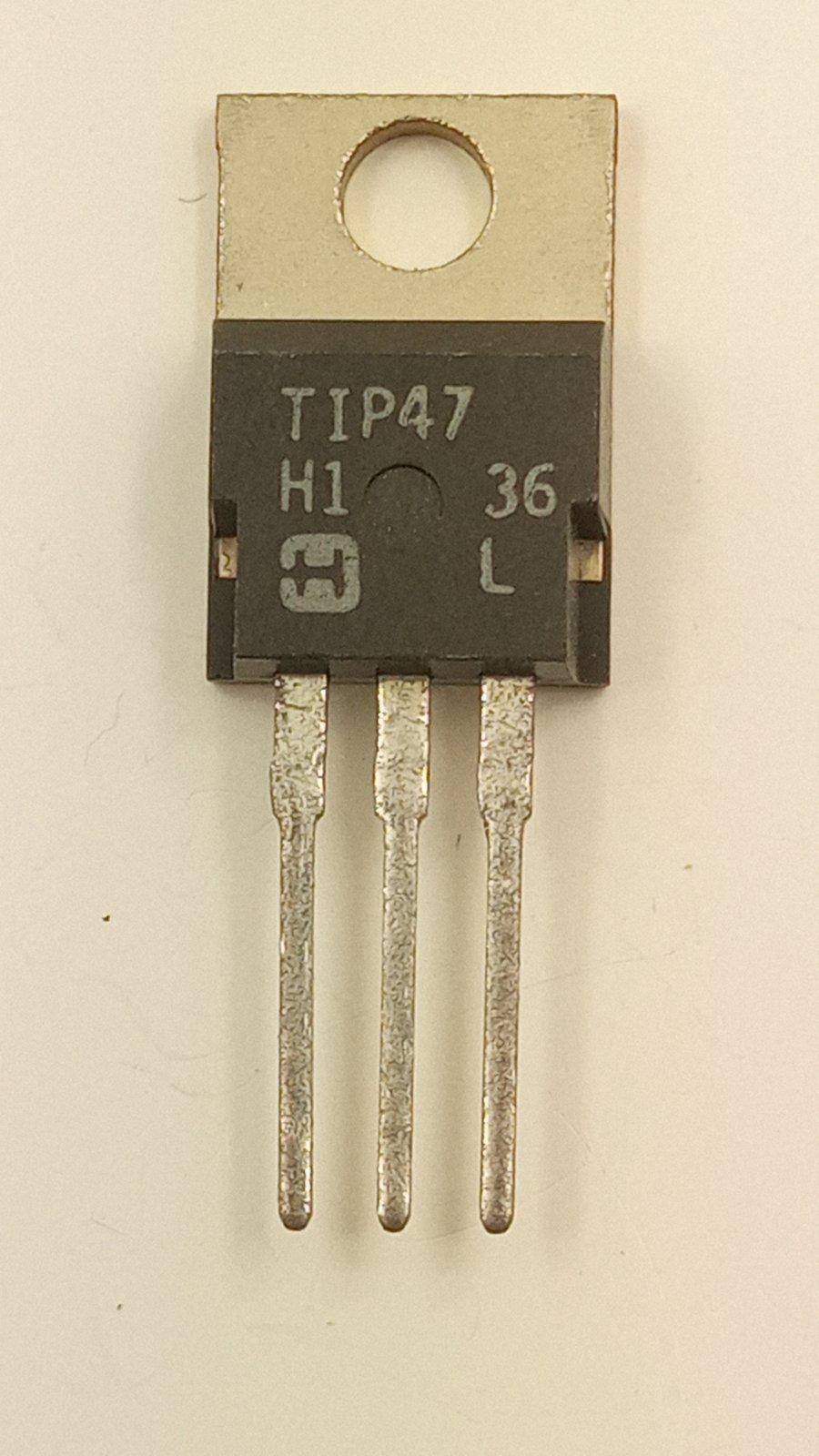 Транзистор TIP47 npn 250V/1A/40W TO-220AB (31163)