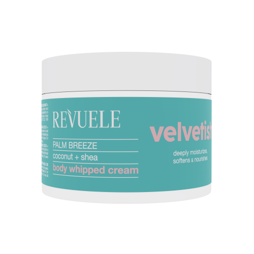 Нежный увлажняющий крем для тела Revuele Velvetish PALM BREEZE с кокосом и маслом ши 300 мл