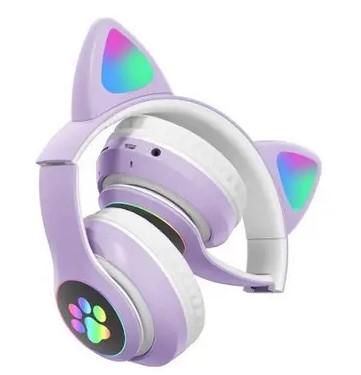 Комплект детский STN-28 наушники с кошачьими ушками/3D-ручка для рисования/пластик 150 м Разноцветный/Фиолетовый - фото 4 Комплект детский STN-28 наушники с кошачьими ушками/3D-ручка для рисования/пластик 150 м Разноцветный/Фиолетовый - фото 4