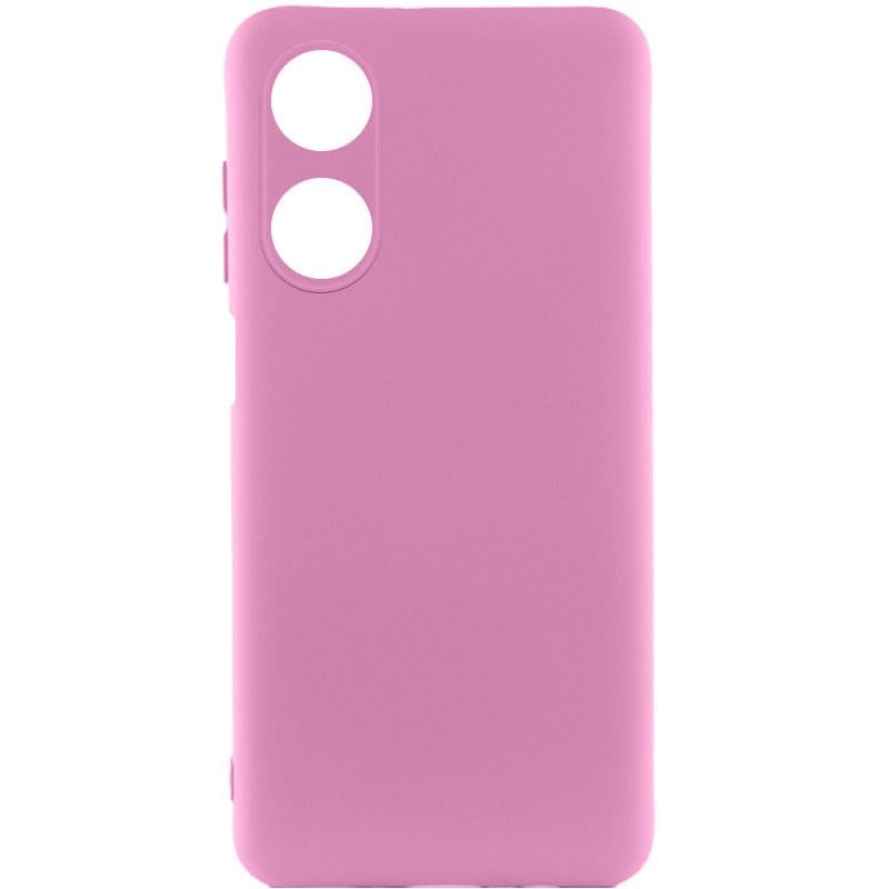 Противоударный чехол Silicone Cover Lakshmi Full Camera (A) для Oppo A38 / A18 Розовый / Pink