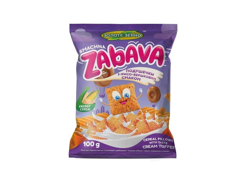 Подушечки Золотое Зерно Вкусная забава Ирисо-сливочные 100 г (865670)